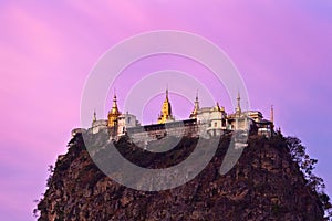 Mount Popa, Myanmar photo