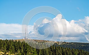 Mount Praded in the Jeseniky mountains, Czech Republic