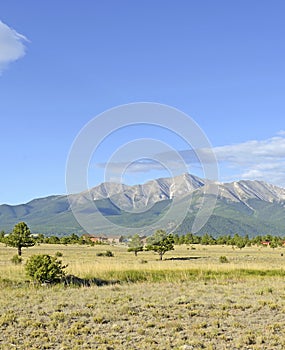 Mount Princeton, Colorado 14er in the Rocky Mountains