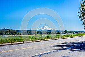 Mount Rainier from Auburn valley photo