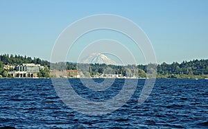 Mount Rainier and Carillon Point photo