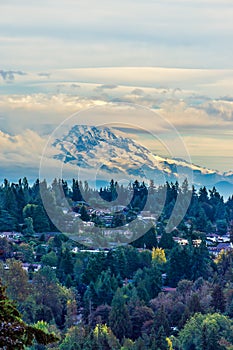Mount Rainier Cloud Cover 4