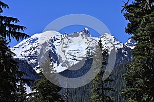 Mount Rainier National Park in Late Spring, Cascades Range, Washington State photo