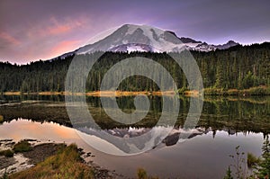 Mount Rainier reflection