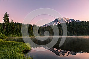 Mount Rainier Reflection lake