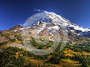Mount Rainier and Spray Park photo