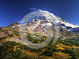 Mount Rainier and Spray Park