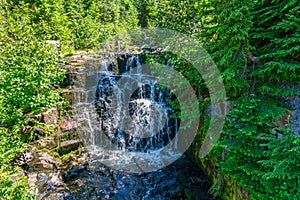Mount Rainier Summer Waterfall 4