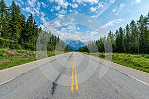 Mount Robson from Road, Landscape - Canada