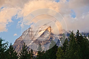 Mount Robson sunset