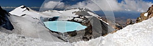 Mount Ruapehu Crater Lake Panorama