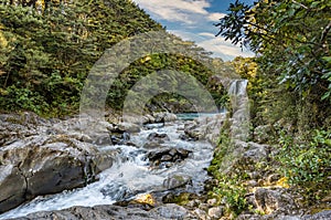 Mount Ruapehu streams in Summer