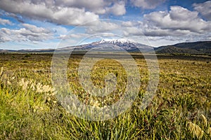 Mount Ruapehu volcano in New Zealand