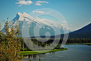 Mount Rundle, Alberta, Canada.