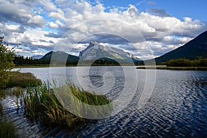 Mount Rundle in sunset light