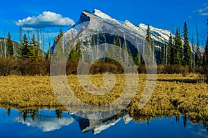 Mount Rundle from Vermillion Lakes