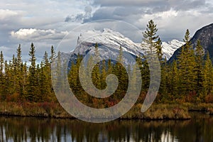 Mount Rundle from Vermillion Lakes in Banff