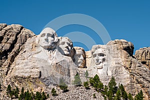 Mount rushmore national memorial , one of the famous national park and monuments in South Dakota, United States of America photo