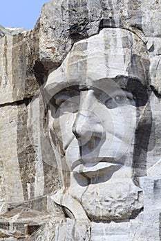 Mount Rushmore National Memorial with President Abraham Lincoln