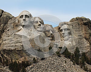 Mount Rushmore National Monument. South Dakota, USA.