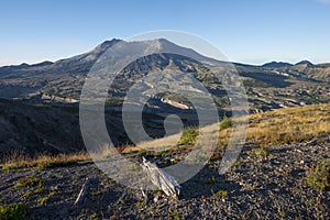 Mount Saint Helens and old blast zone