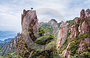 Scenery of Mount Sanqing in China photo