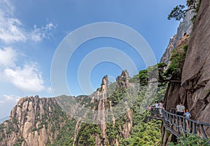 Mount Sanqing or Sanqingshan in Jiangxi, China