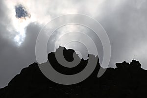 Mount Savalan mountain ridge