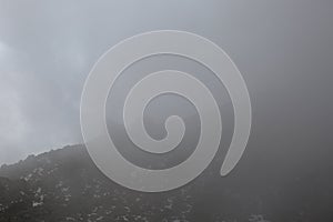 Mount Savalan mountain ridge