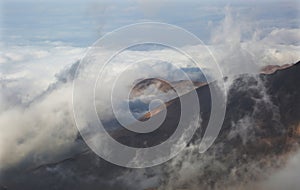 Mount Savalan mountain ridge