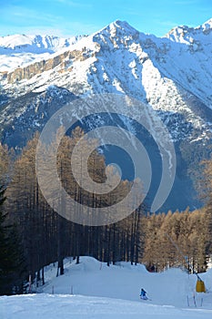 Mount Seguret  on the Italian Alps