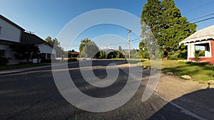 Mount Shasta City 03 Front View Driving Plates California USA Ultra Wide