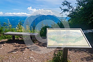 Mount Si from the Grand Prospect Viewpoint on the Rattlesnake Mountain Trail, North Bend, Washington, USA photo