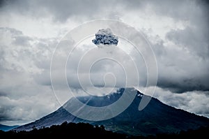Mount Sinabung, North Sumatra, Indonesia