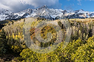 Mount Sneffels Mountain Range located in Southwestern Colorado.