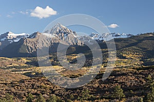 Mount Sneffels viewed from Dallas Divide