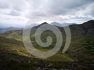 Mount snowdon cloud on Watkin route