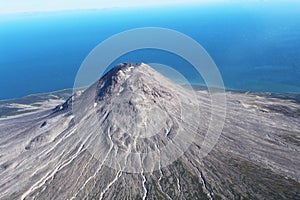 Mount St. Augustine volcano, Alaska, United States photo
