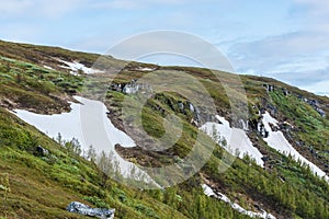 Mount Storsteinen in Norway.