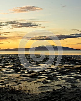 Mount Susitna at Sunset