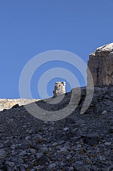 mount taillon in ordesa national park in the pyrenees photo