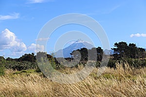 Mount Taranaki in New Zealand.