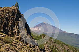 Mount Teide from Mirador de Ayosa