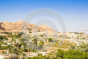 Mount of Temptation next to Jericho - place where Jesus was temp