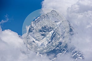 Mount Thamserku in Nepal