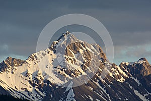 Mount Torquay shows a classic mountain shape