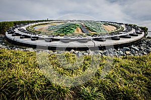 Mount Trashmore emblem in Virginia