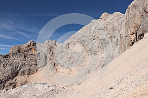 Mount Triglav from Planika hut