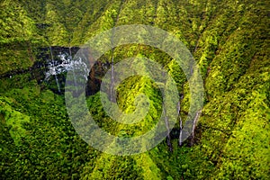 Mount Waialeale known as the wettest spot on Earth, Kauai photo