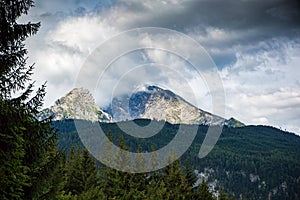 Mount Watzmann at the Berchtesgadener Land